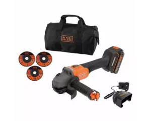 Black+Decker Brushless Grinder with Accessories