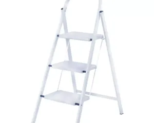 Werner 3 Tread White Stepstool