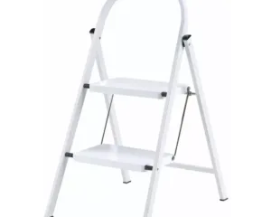 Werner 2 Tread Steel-Framed Stepstool - White
