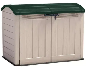 Keter Store It Out Ultra 2000L Garden Bike Shed -Beige/Green