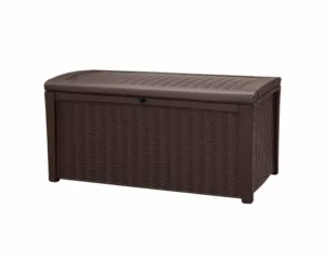 Keter Borneo 416L Outdoor Garden Storage Box - Brown