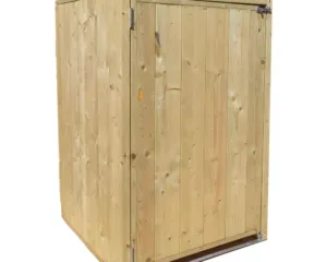 Mercia Premium Pressure Treated Wooden Single Bin Store