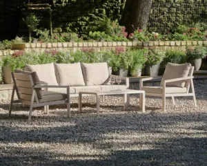 Pacific Aruba 5 Seater Metal Garden Sofa Set - Grey