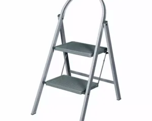 Werner 2 Tread Steel Framed Stepstool - Grey