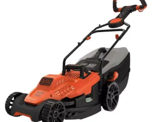 Black + Decker EasySteer 38cm Corded Rotary Lawnmower -1600W